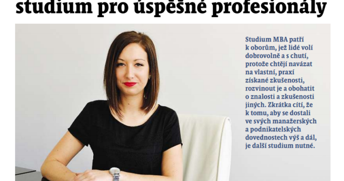 Článok o ESBM v Hospodárskych novinách