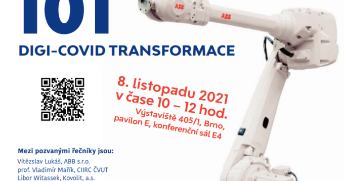 Pozvánka na konferenciu ROBOT 101 – DIGI-COVID TRANSFORMACE