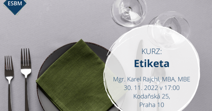 Prezenčný kurz na tému Etiketa