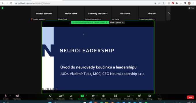 Online workshop | 5. 4. 2023 Úvod do neurovedy koučingu a leadershipu