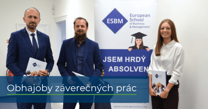 Absolventi ESBM úspešne ukončili štúdium obhajobou záverečných prác